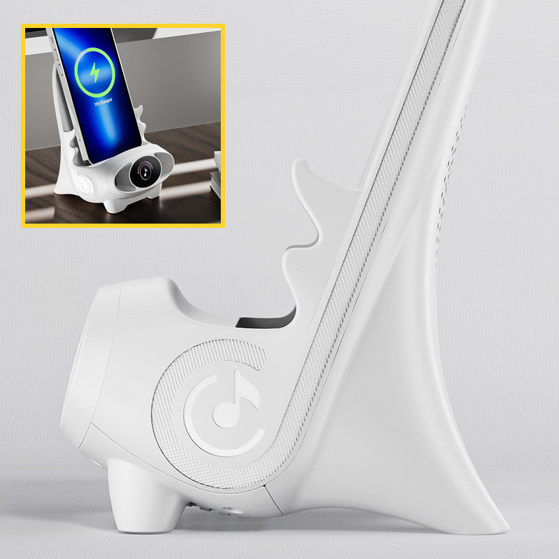 FlexCharge Chair – Draadloze Snellader & Telefoonhouder in Stoelvorm