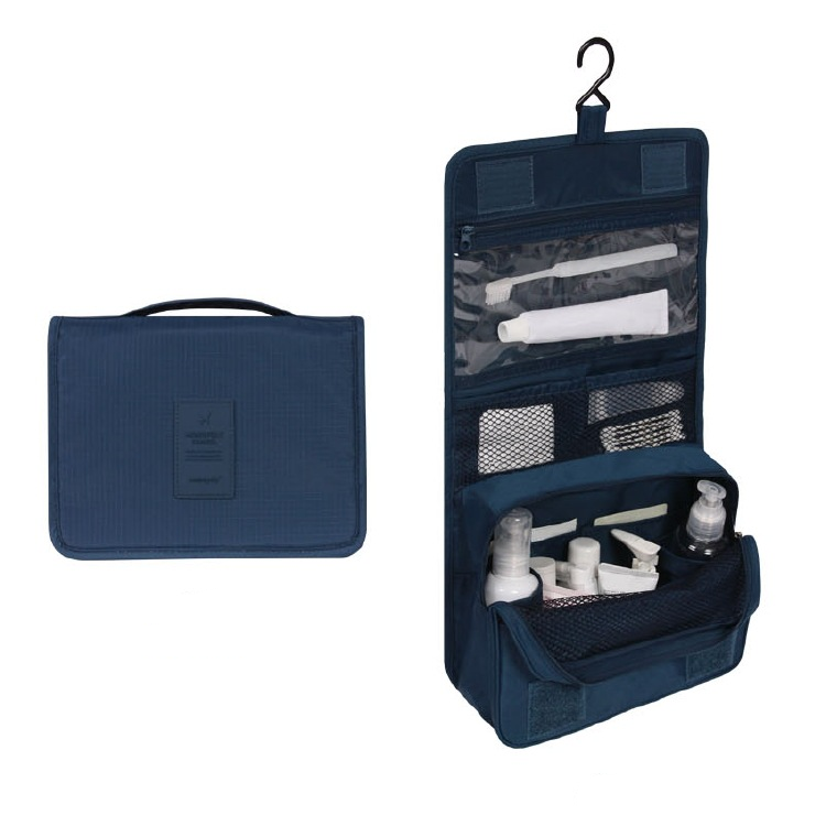 TravelEase – Waterafstotende Cosmetictas met Haak en Vakken | Reistoilettas