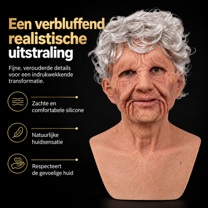 Realistische Siliconen Ouderdomsmasker voor Vermomming en Cosplay