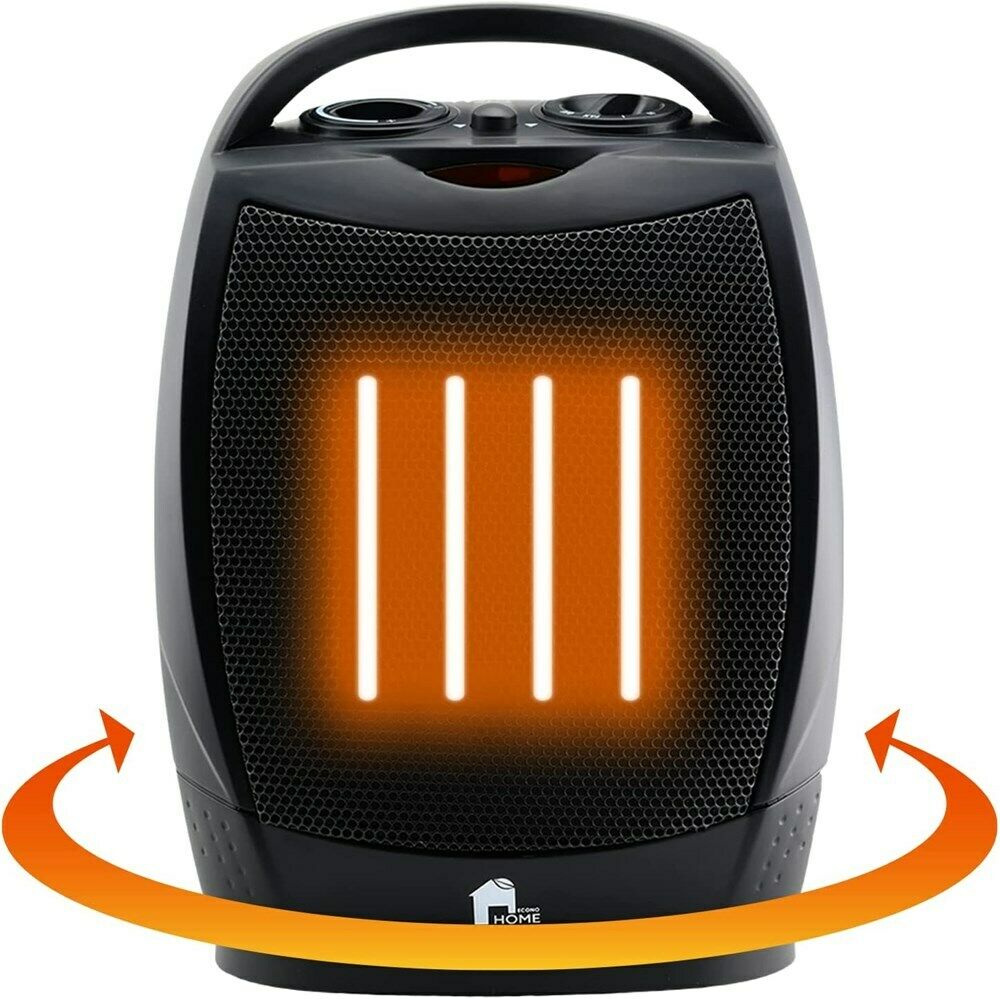 HeatEase Compacte Draagbare Verwarming – Stil, Oscillerend & Energiezuinig