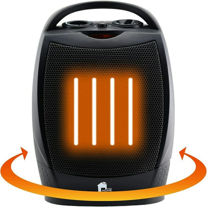 HeatEase Compacte Draagbare Verwarming – Stil, Oscillerend & Energiezuinig