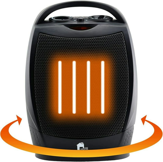 HeatEase Compacte Draagbare Verwarming – Stil, Oscillerend & Energiezuinig