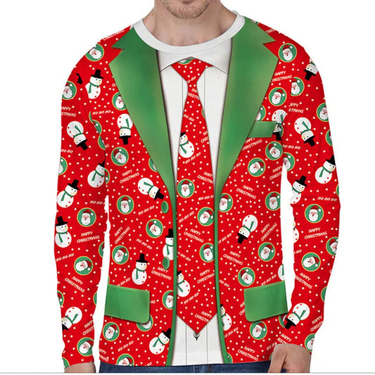 Kersttrui met Humoristische Print – Warme Comfy Wintertrui – Holiday Havoc