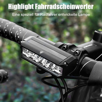 LED Fietsvoorlamp 180 Graden - 900 Lumen Waterdicht