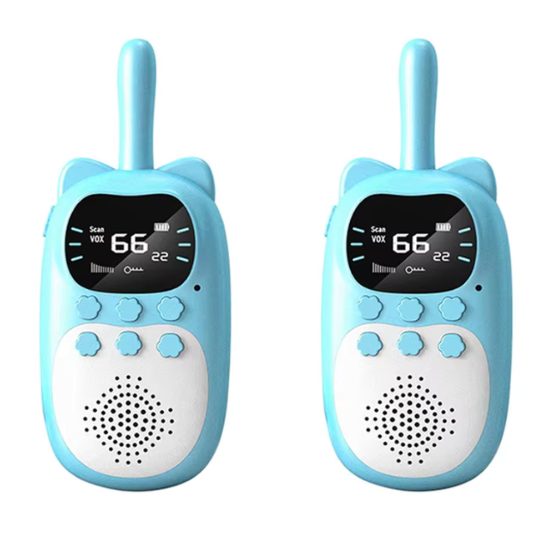 Praatmaat Kinder Walkie Talkies Duo met Oplaadbare Batterij en Groot Bereik