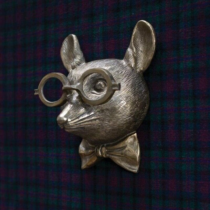 ArtBeest Dierenkop Wanddecoratie – Handgeschilderde Speelse Figuren van Hars