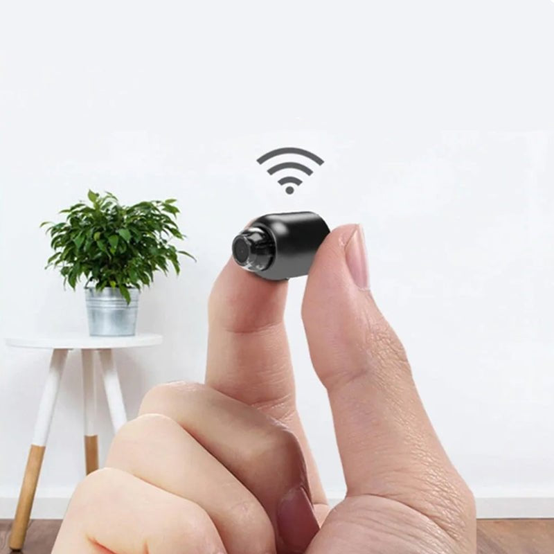 SafeView Mini Beveiligingscamera – Compacte Draadloze Camera met Bewegingsdetectie