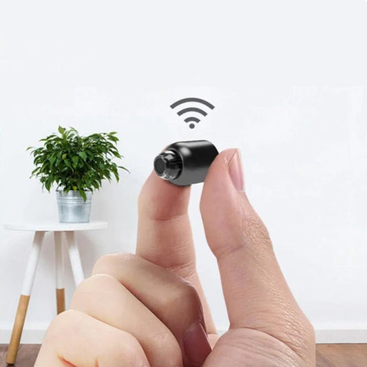 SafeView Mini Beveiligingscamera – Compacte Draadloze Camera met Bewegingsdetectie