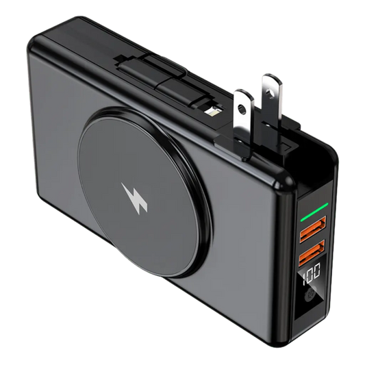 EnergieMate 5-in-1 Powerbank – 15.000mAh met Snellaadfunctie