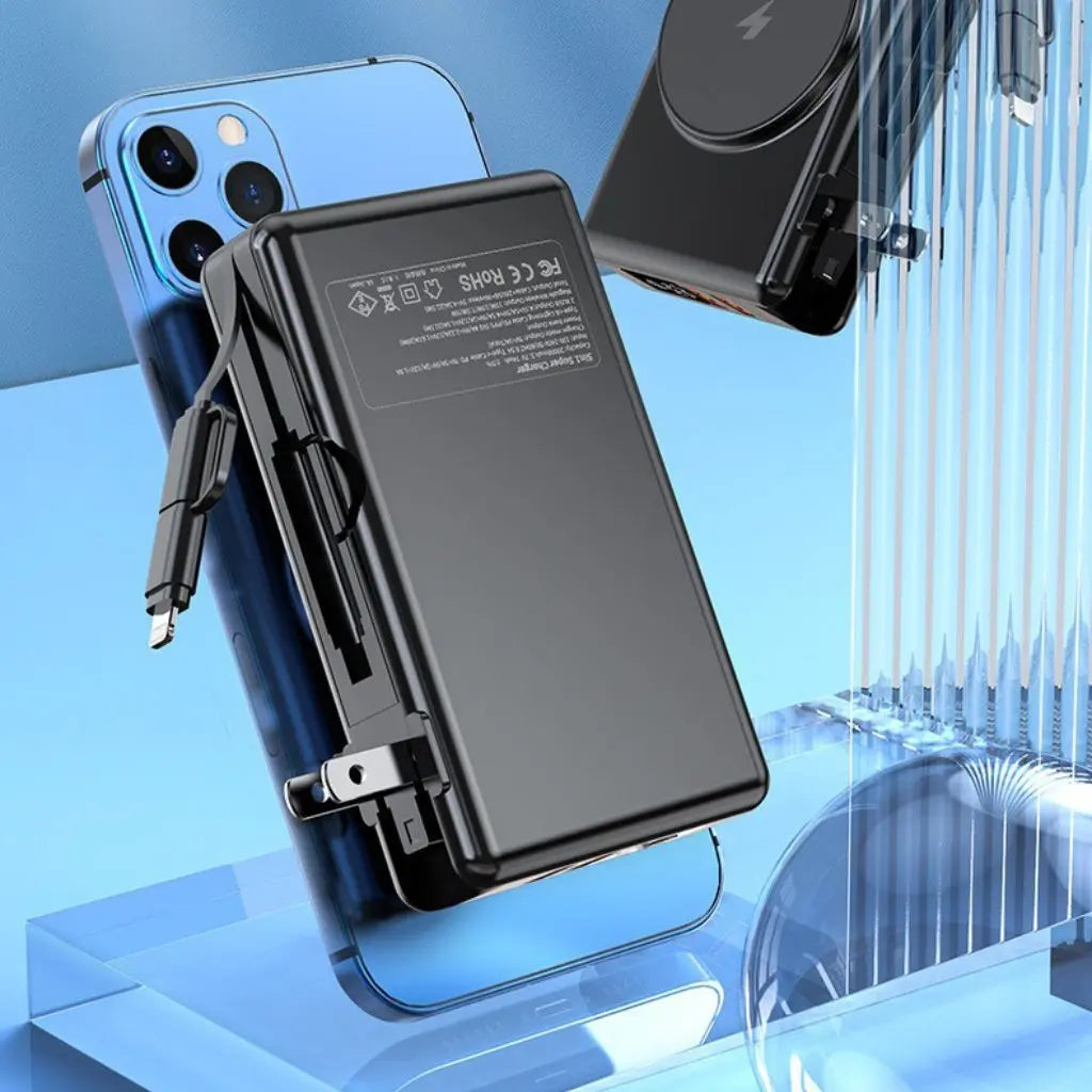 EnergieMate 5-in-1 Powerbank – 15.000mAh met Snellaadfunctie