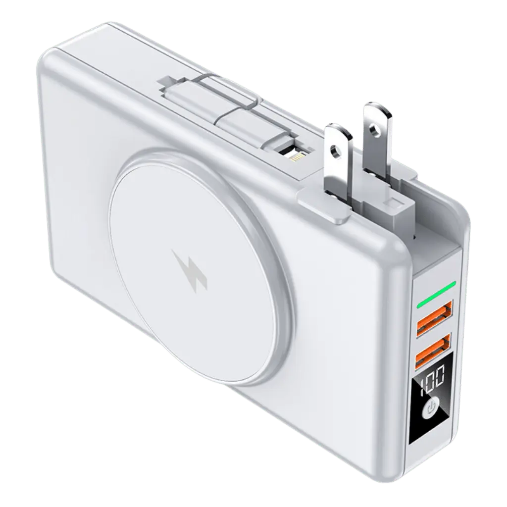 EnergieMate 5-in-1 Powerbank – 15.000mAh met Snellaadfunctie