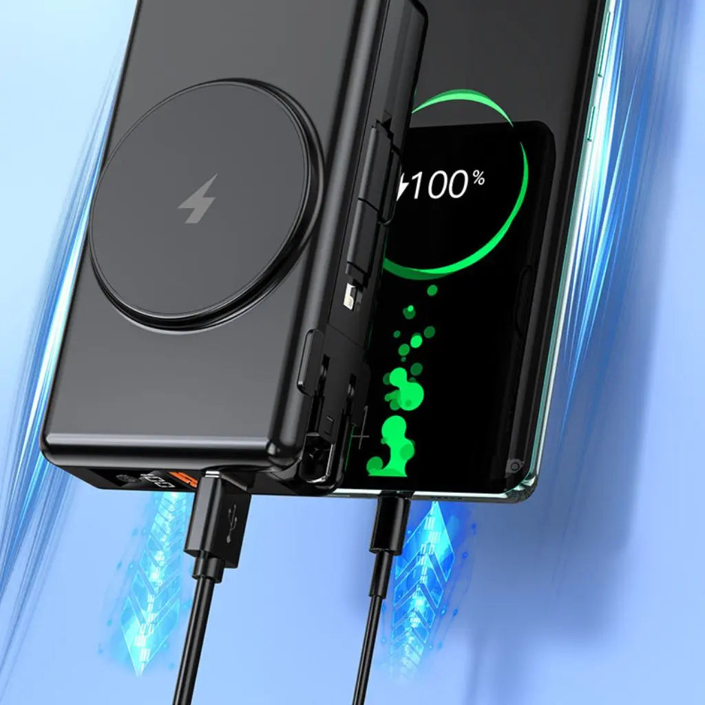 EnergieMate 5-in-1 Powerbank – 15.000mAh met Snellaadfunctie
