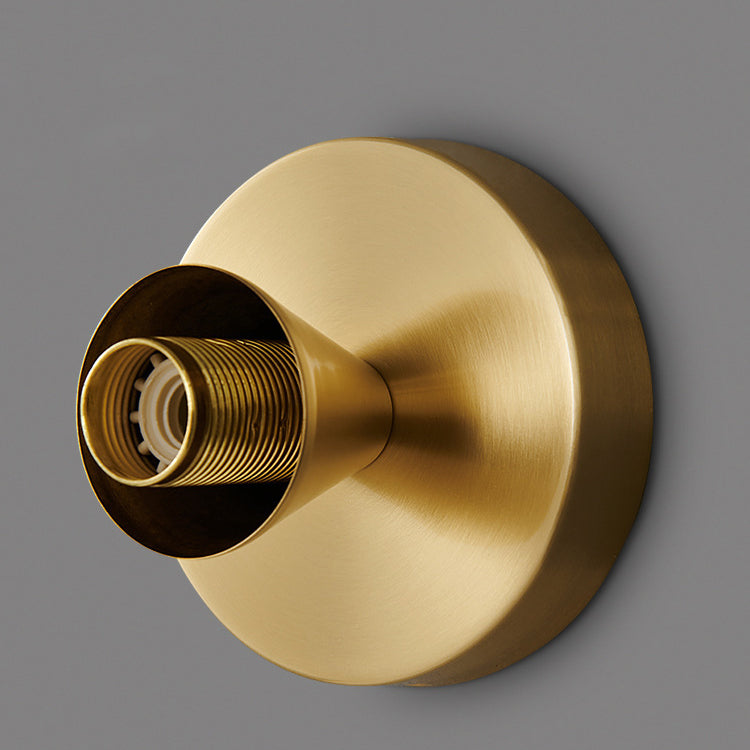 BrassRay Wand- en Plafondlamp – Luxe Zonvormige Lamp van Koper & Glas