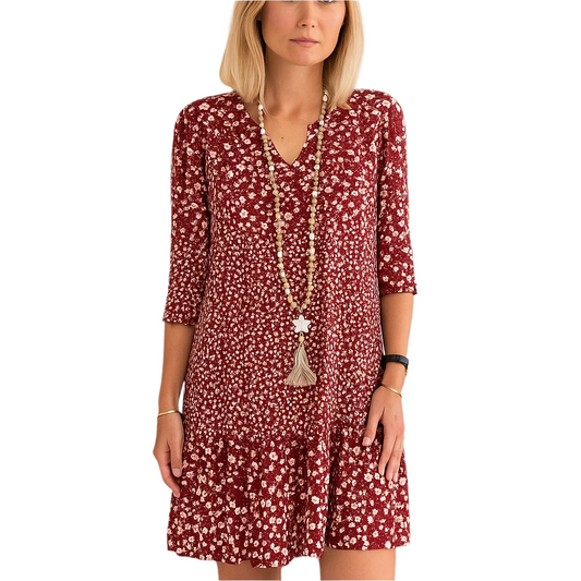 Serenista – Damesjurk met Tijdloze Snit van 100% Katoen