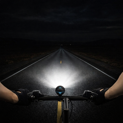 FietsLamp Hoorn Combo – 3-in-1 LED Koplamp met Geluid