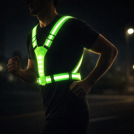 LED VeiligheidsHesje Pro – Reflecterend 360 Zichtbaar Vest
