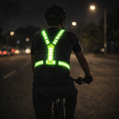 LED VeiligheidsHesje Pro – Reflecterend 360 Zichtbaar Vest