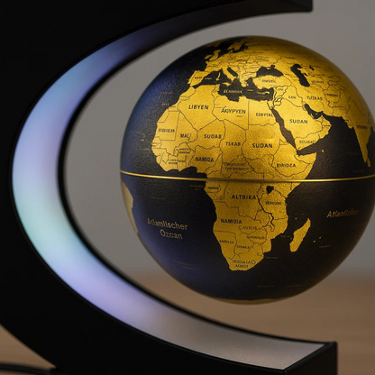 AstroGlobe LED Wereldbol – Zwevende Globe Lamp met Magnetische Ophanging