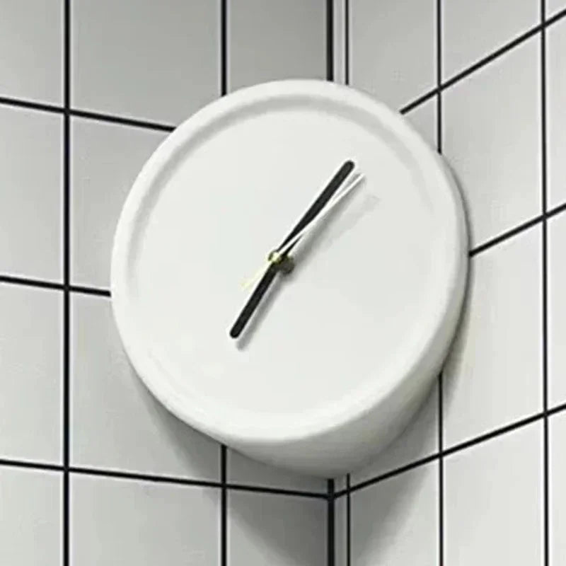 Hoekwandklok 3D-geprint - Modern design voor kleine ruimtes