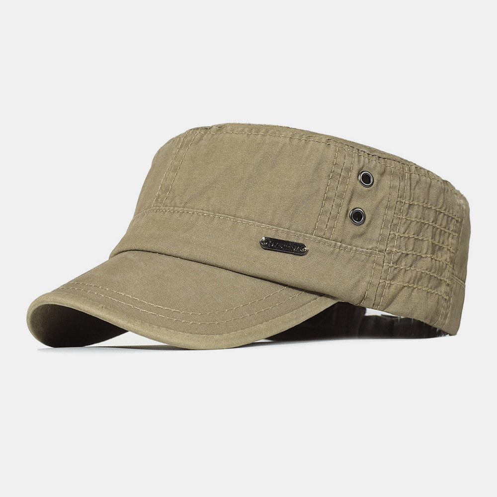 Frontier Katoenen Pet In Militaire Stijl