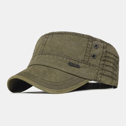 Frontier Katoenen Pet In Militaire Stijl