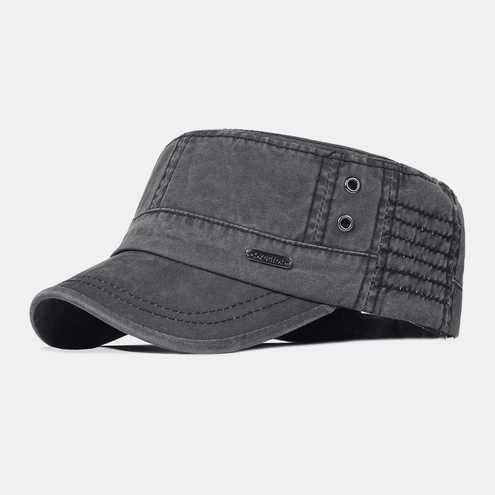 Frontier Katoenen Pet In Militaire Stijl