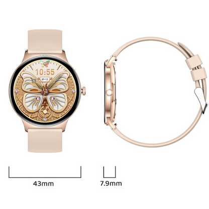 SlimFit Ultieme Smartwatch – Ultradun, Gezondheidsmonitoring & AMOLED Display