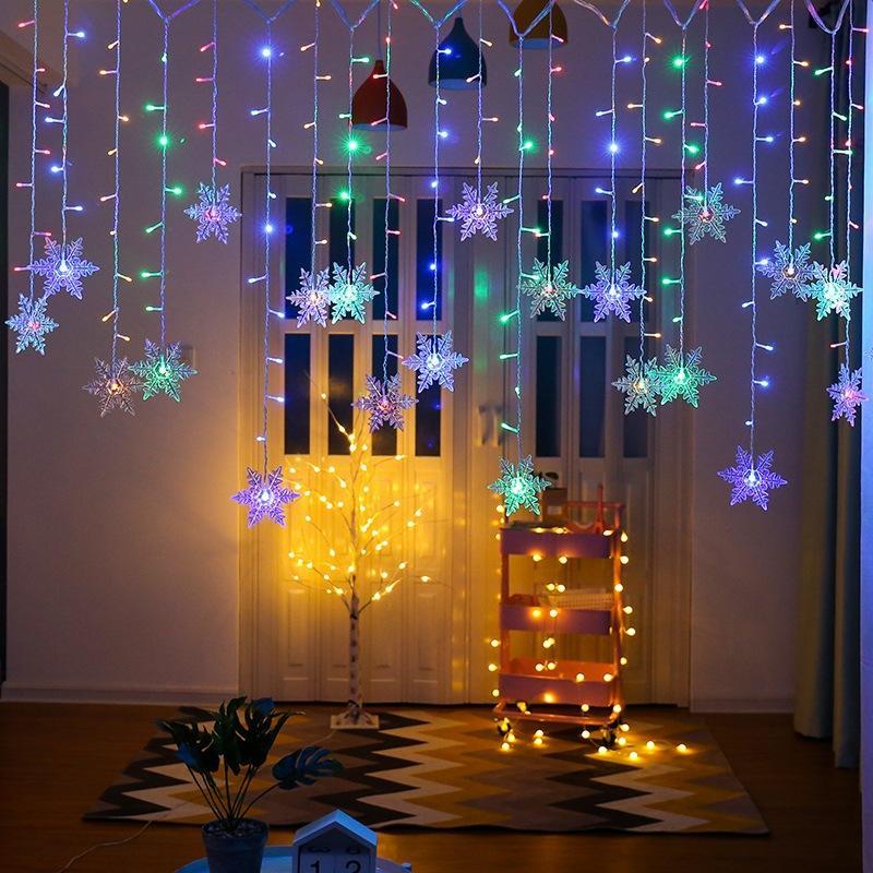 SneeuwLicht LED Gordijnverlichting – Decoratief en Herbruikbaar