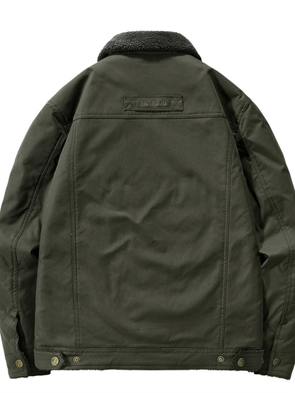 NordHaven Winter Jacket for Men – Warm Water-Repellent Coat with Lining