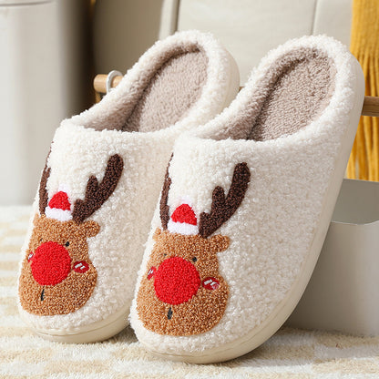 Warme Kerstpantoffels van Pluche