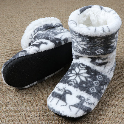 Warme Kerst Huissloffen van Koraal Fleece