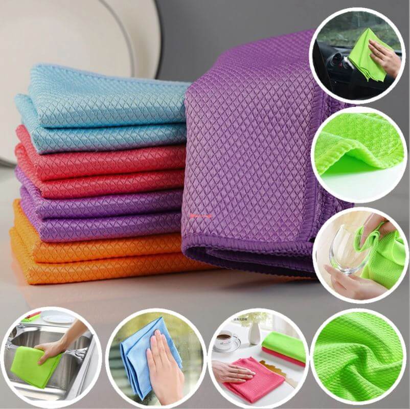 Soft Touch Wonderdoek – Streepvrij Schoonmaken van Glas, Spiegels & RVS