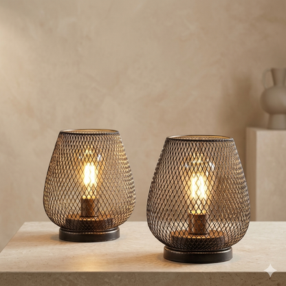 LumiVento Draadloze Tafellamp met Dimbaar Warm LED Licht