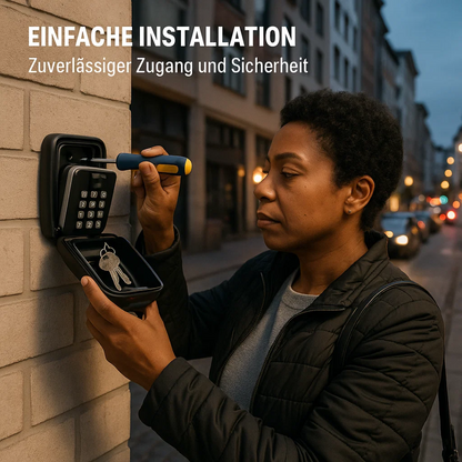 KeyGuard Buitenkluis – Weerbestendige Wandgemonteerde Sleutelkast