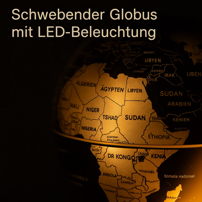 AstroGlobe LED Wereldbol – Zwevende Globe Lamp met Magnetische Ophanging