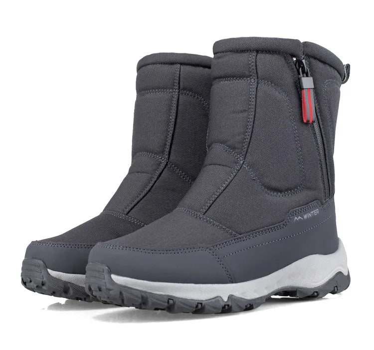 Halfhoge Winter Snowboots voor Dames en Heren – Warm Pluche Binnenvoering – Arvid Boots