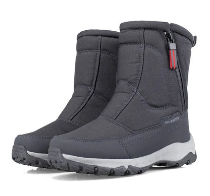 Halfhoge Winter Snowboots voor Dames en Heren – Warm Pluche Binnenvoering – Arvid Boots