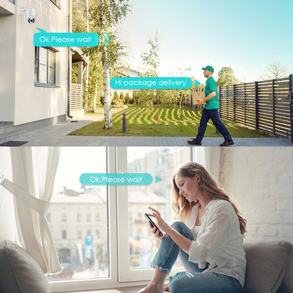 SecureView 360 – Draadloze Beveiligingscamera met 360° Dekking