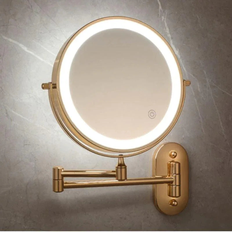 Premium LED Vergrotende Wandspiegel met Oplaadbare Batterij - 10x Vergroting