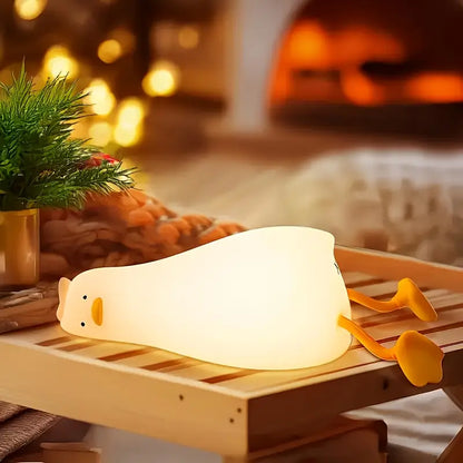 Zacht Siliconen Eendenlamp met Dimbaar LED-licht voor de Kinderkamer