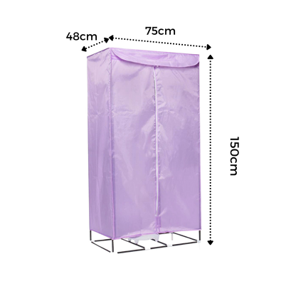 Verwarmde kledingdroger met cover - 900W elektrische verwarming