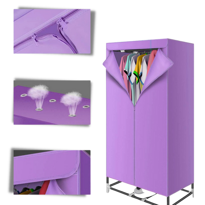 Verwarmde kledingdroger met cover - 900W elektrische verwarming