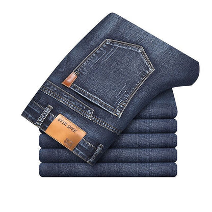Slanke Stretch Jeans voor Heren met Comfortabele Pasvorm