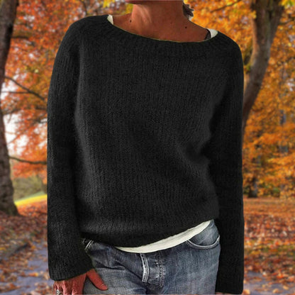 Luxe Dames Wollen Trui – Zachte Merinowollen Herfsttrui