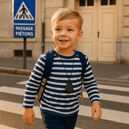 Kindveiligheid GPS-Locator met SOS-Functie – Waterdicht, Real-Time Tracking & Gratis App