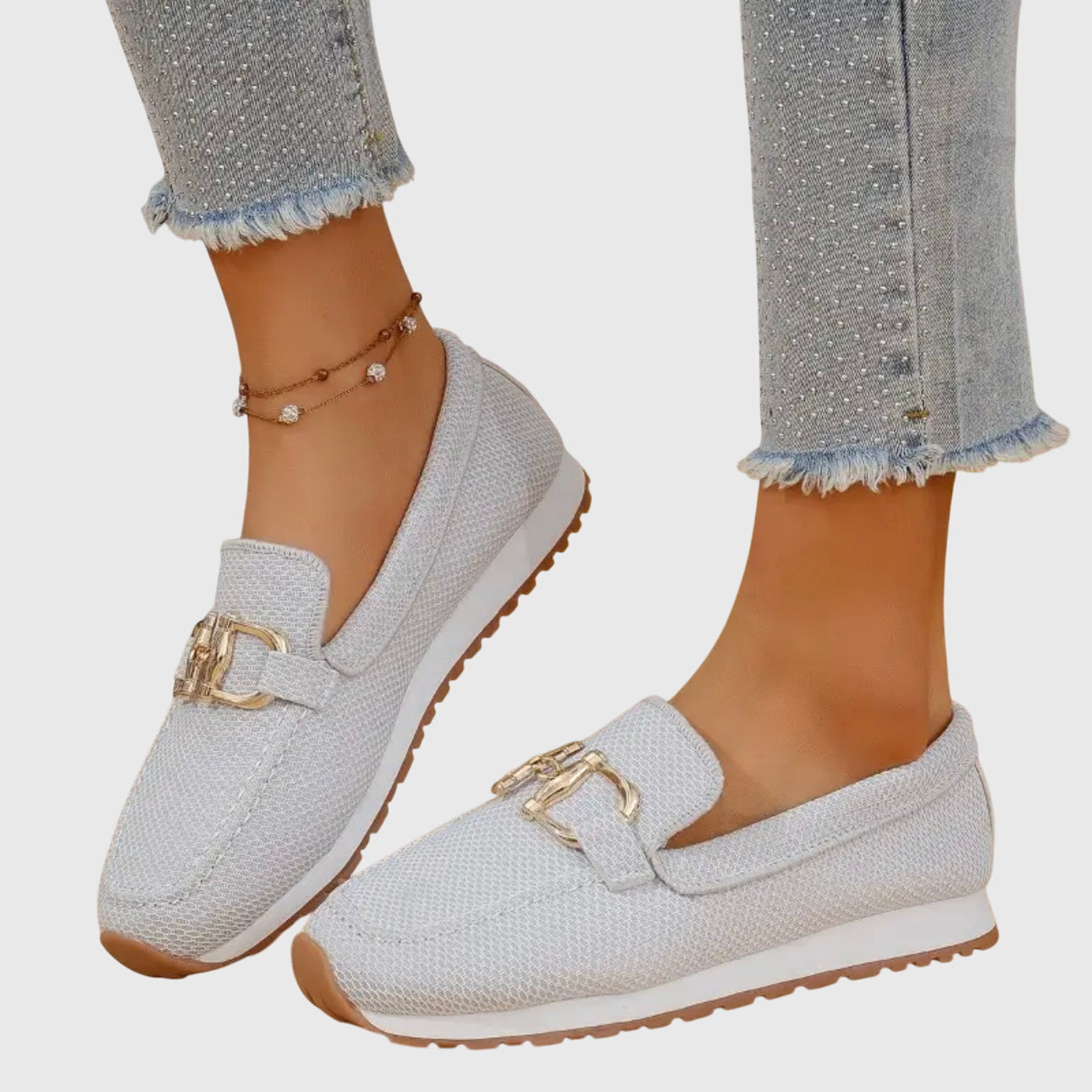 Dames Comfort Loafer Sneakers met Antislipzool en Lichtgewicht
