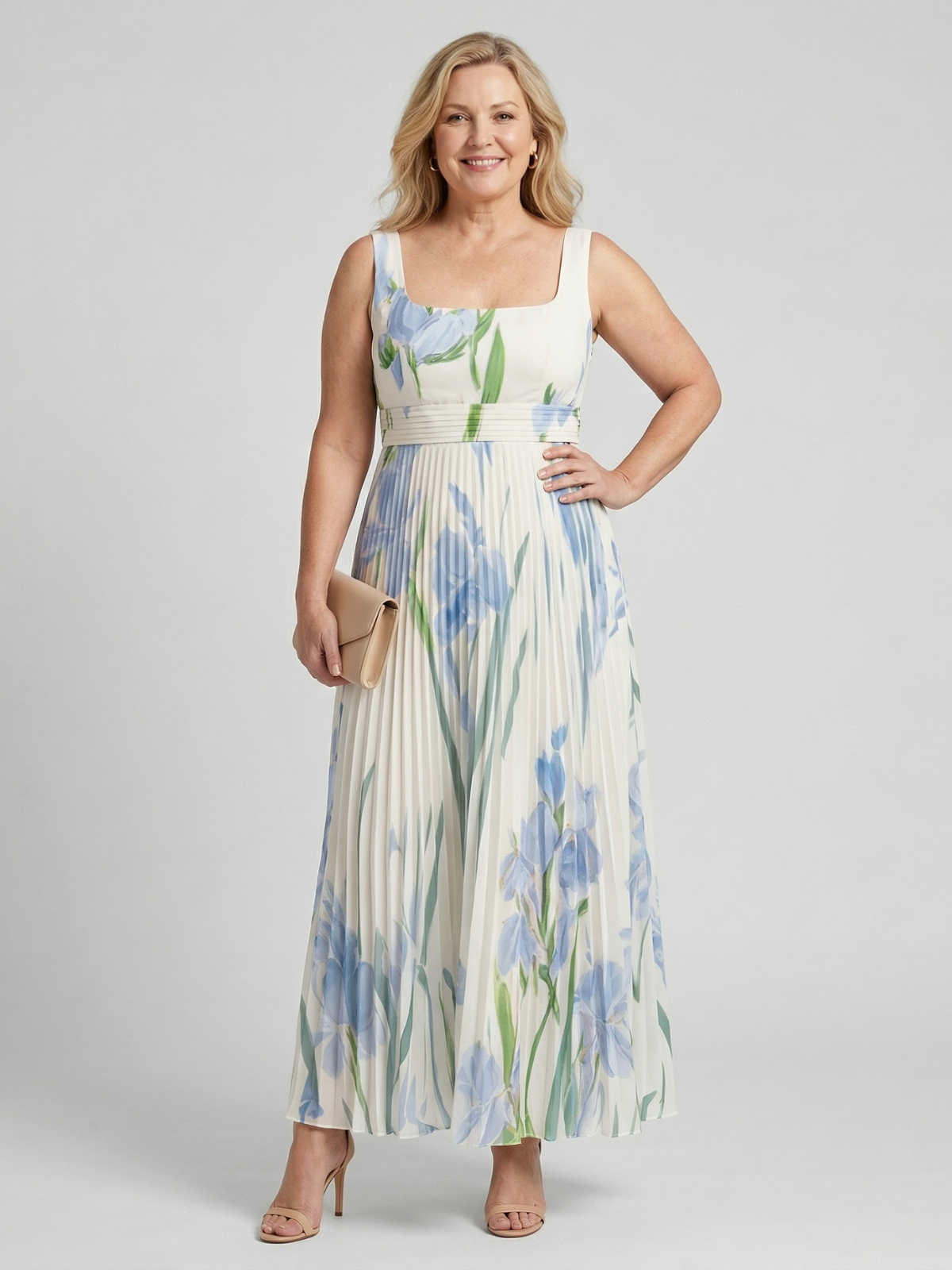 BloesemLuxe Maxi Jurk Met Bloemenprint