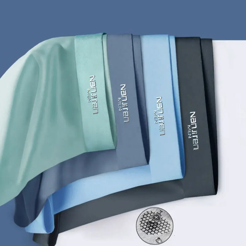 CoolSilk 4-Delige Ice Silk Boxershorts met Grafeentechnologie