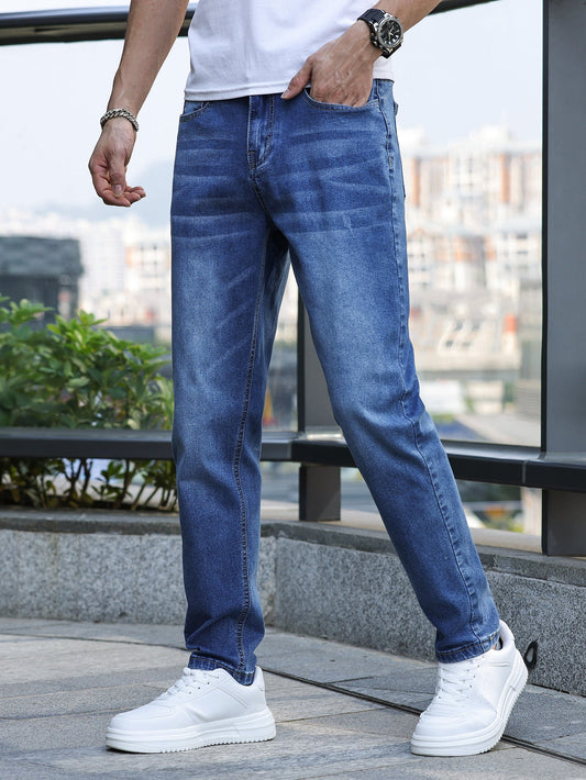 Heren Jeans ClassicFlex – Comfortabele Stretch Denim met Tijdloos Ontwerp