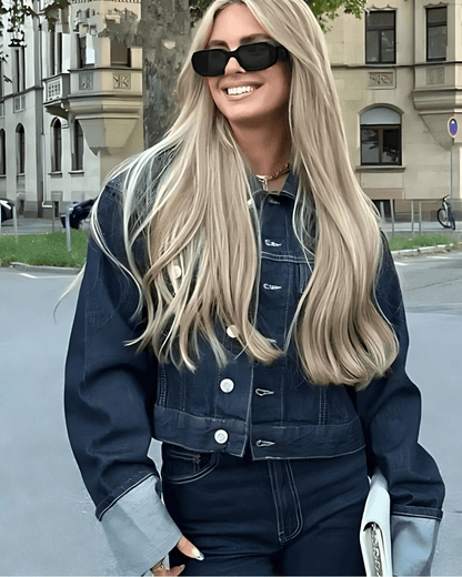 Denim Damespak PowerDenim – Tweedelige Set met Jasje en Broek